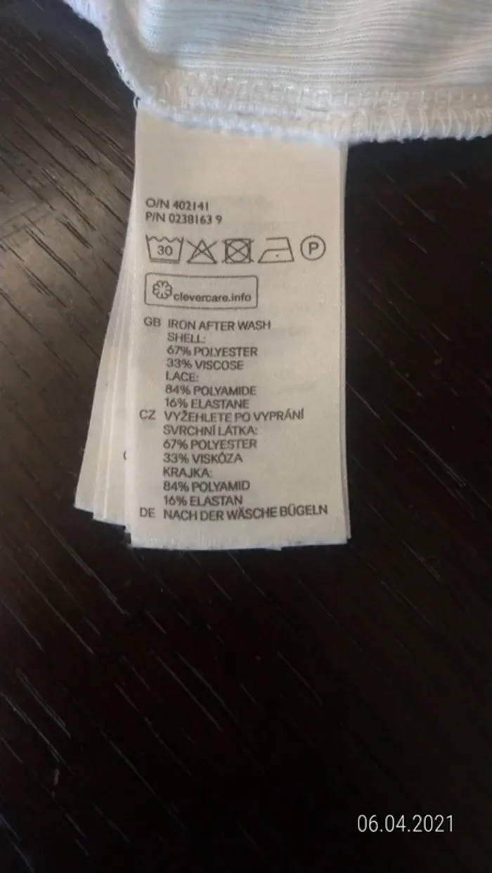 Débardeur long blanc haut de dos dentelle - photo numéro 7