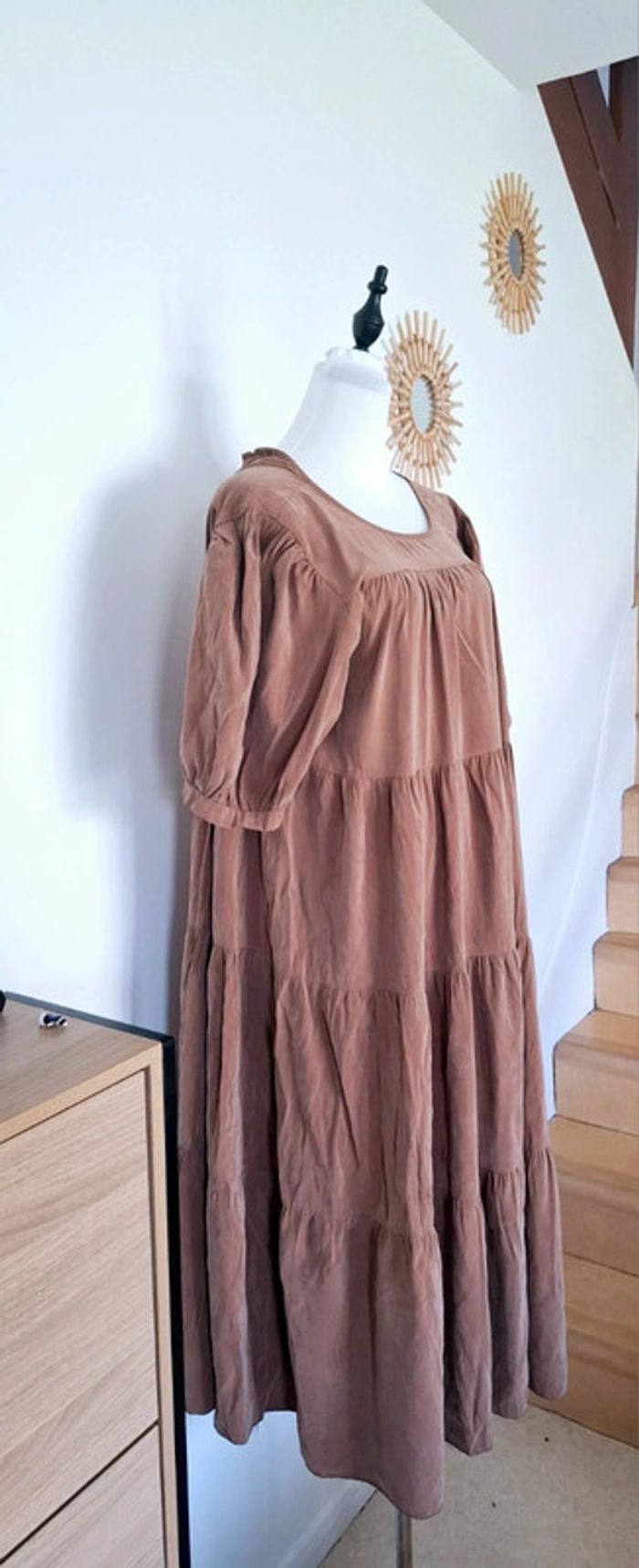 Robe casual manche deux-quart - photo numéro 4