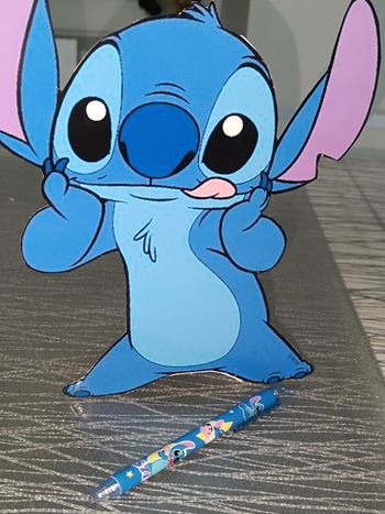 Lilo et Stitch 🩵 Stylo à bille bleue