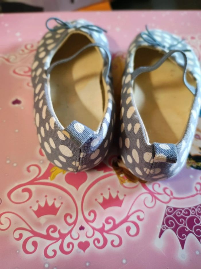 Petites ballerines a pois - photo numéro 4