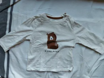 T-shirt manches longues obaibi 12m 74cm