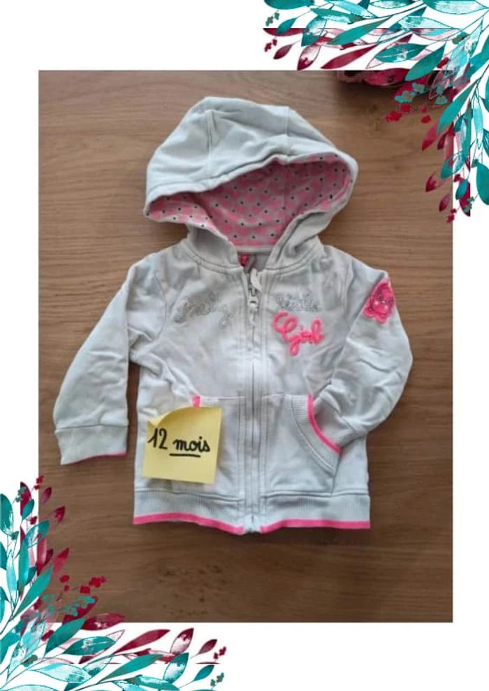 Gilet fille 12 mois