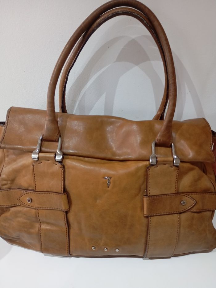 sac a main camel Trussardi - photo numéro 7