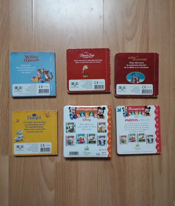 Lot 6 livres Disney bébé - photo numéro 2