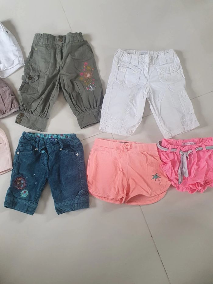 Lot bermudas / shorts/ pantacourts fille 3 ans - photo numéro 3