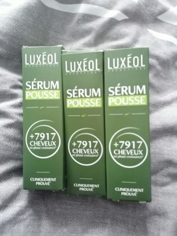 Lot 3 sérum pousse Luxeol