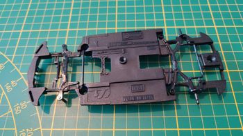 Châssis inférieur pièce détachée miniature Bburago Burago Bmw M3 Roadster 1996 1/24 1/24e 1/24ème #D