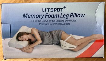 Oreiller mémoire de forme pour les jambes