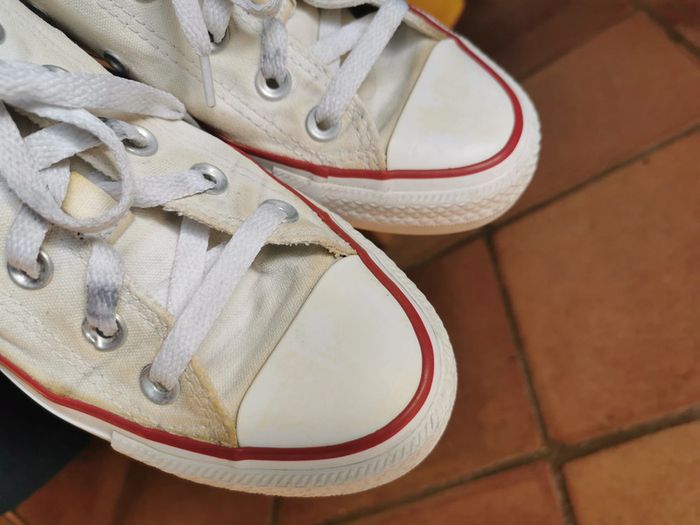 Converses baskets basses en tissu pointure 36,5 - photo numéro 9