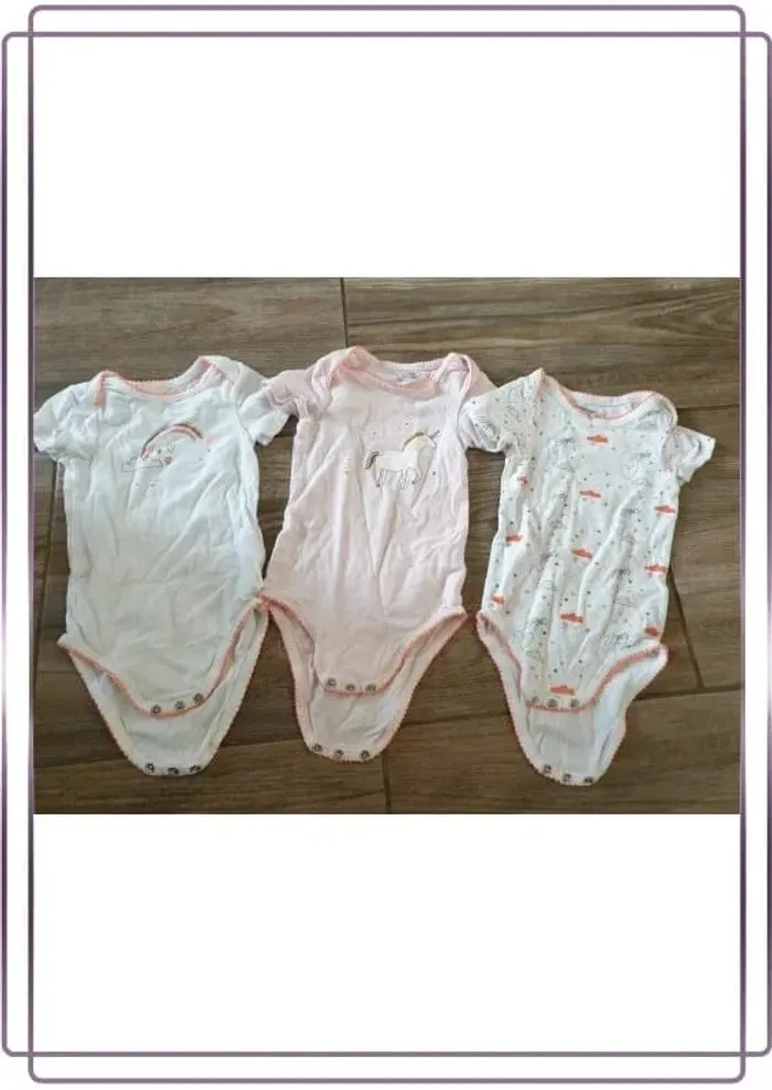 Lot de 3 body orchestra 12 mois, très bon état