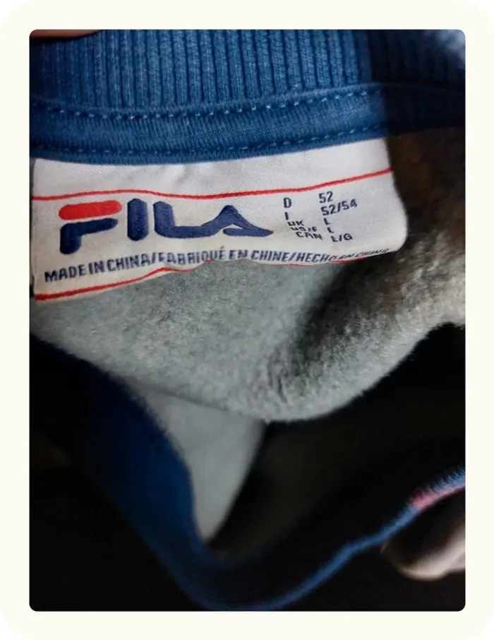 Pull Sweat col rond Fila - photo numéro 7