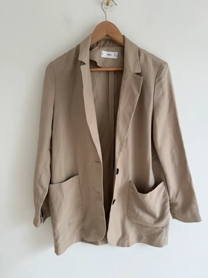 Blazer léger en toile Mango - photo numéro 2