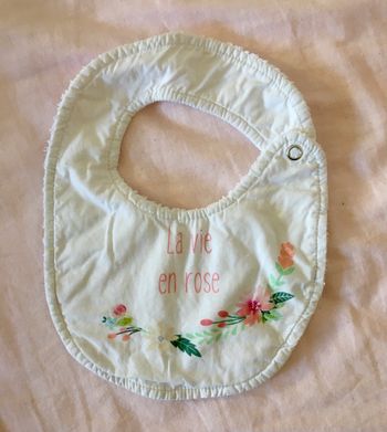 Bavoir pression serviette éponge