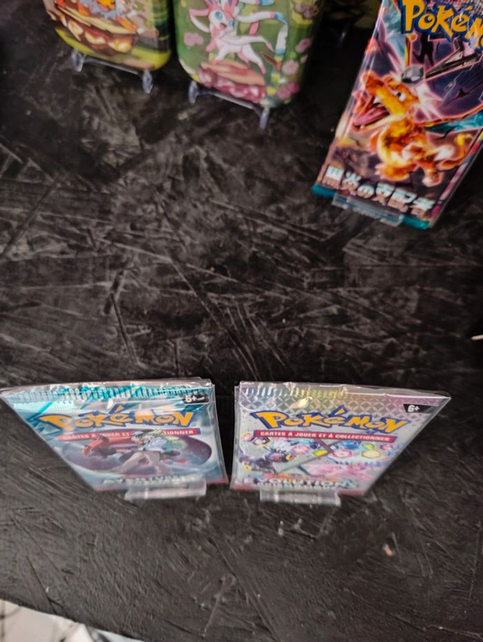 Booster Pokémon Évolution Prismatique et aventure ensembles scellé neuf - photo numéro 2
