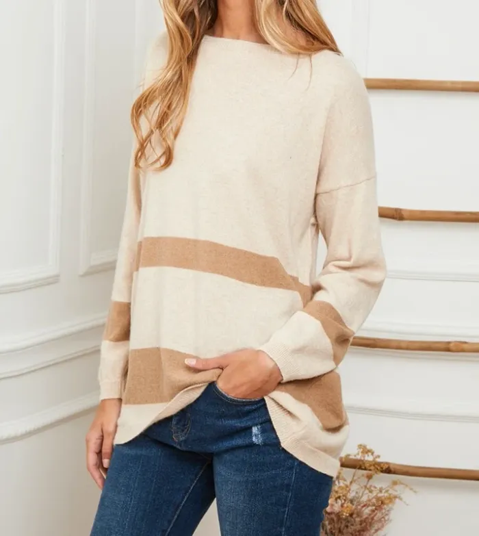 Joséphine pull enova beige taille L.40 Laine et cachemire . - photo numéro 2