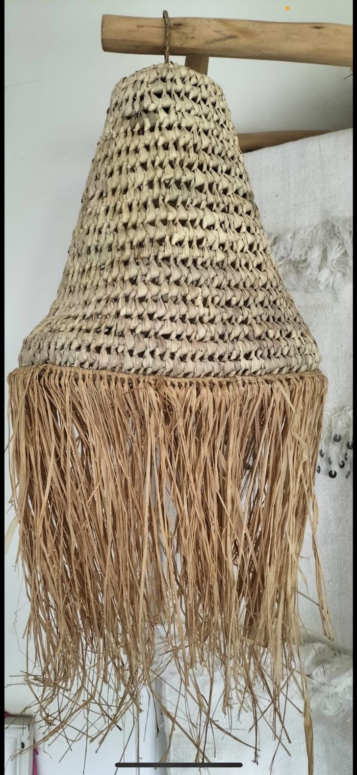 Suspension marocaine en paille - photo numéro 2