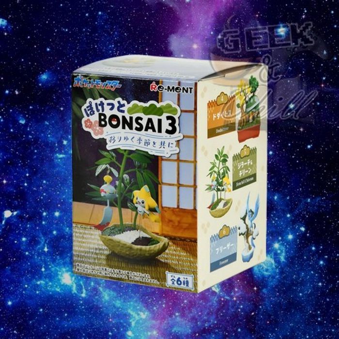 Figurine Re-Ment Pokémon - Bonsaï 3 - Eoko et Jirachi - photo numéro 2