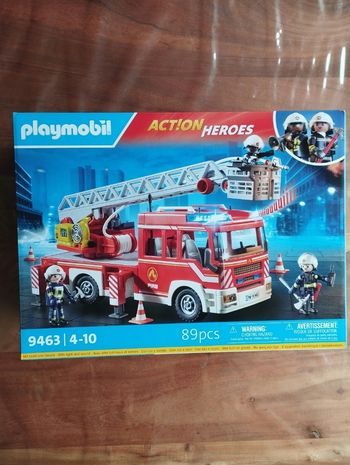 Playmobil 9463 Camion de Pompiers avec échelle pivotante