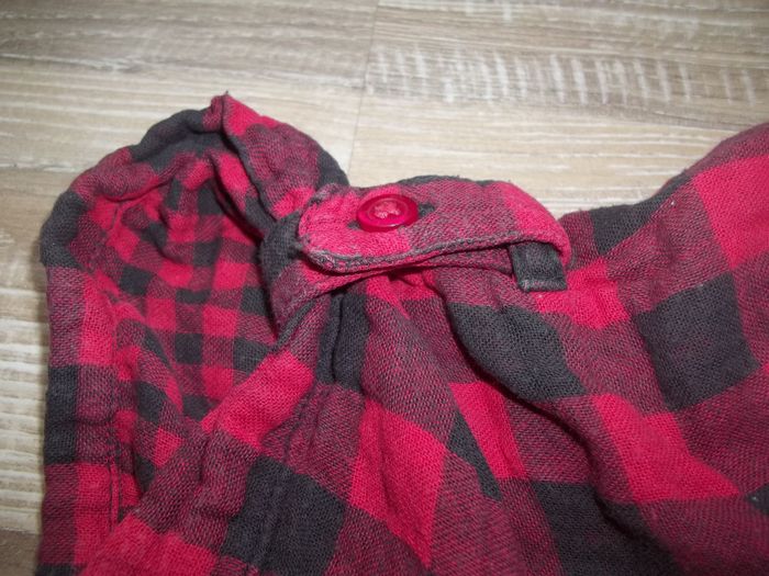 Tunique carreaux rouges Shiny Girl 8 ans (robe2) - photo numéro 4