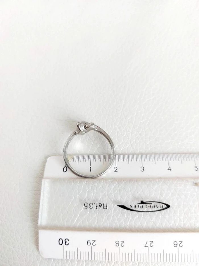 Bague ancienne vintage acier inoxydable - photo numéro 4