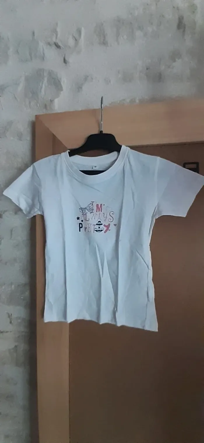 Tee-shirt blanc always pretty 8 ans