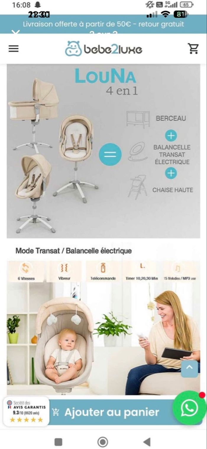 Plusieurs article de bébé à vendre. Sur Perpignan et alentour. - photo numéro 3