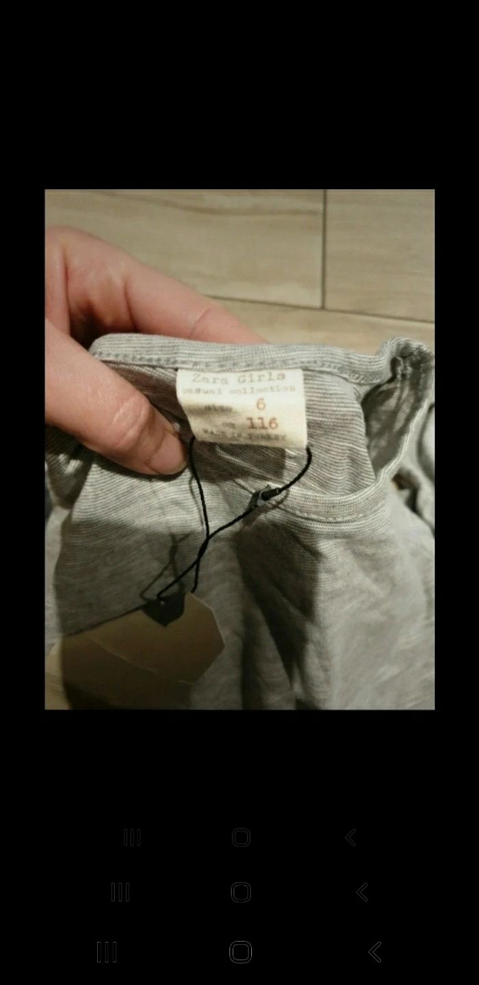 Ensemble fille zara neuf étiquette 5/6 ans - photo numéro 5