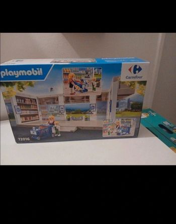 Centre commercial carrefour playmobil jouet NEUF