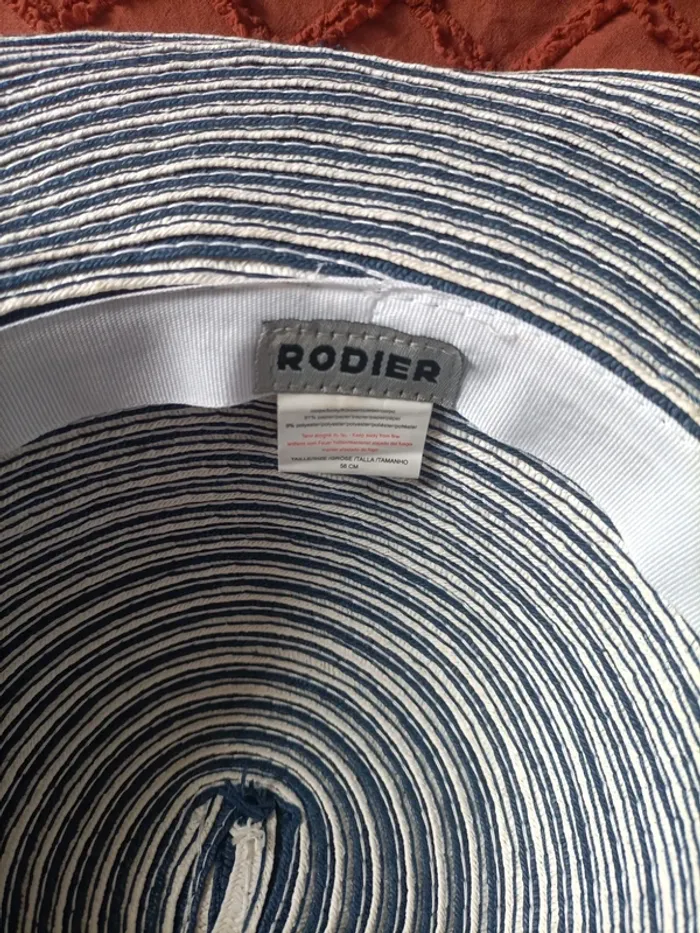 Joli chapeau Rodier taille 56cm - photo numéro 5
