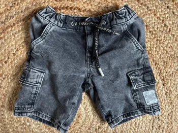 Short en jean liberto 5 ans tbe gris délavé