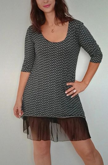 Robe tunique bas voile babydoll taille unique