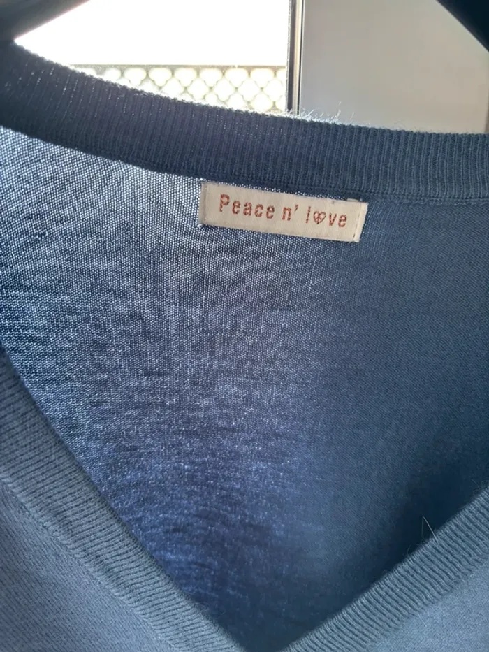 Pull bleu - photo numéro 3