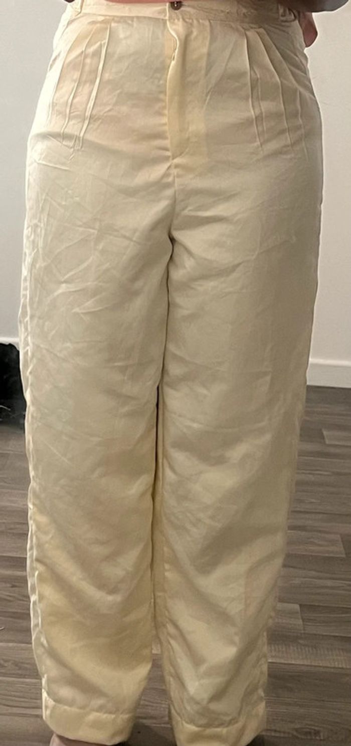 Pantalon long ample à taille haute - photo numéro 2