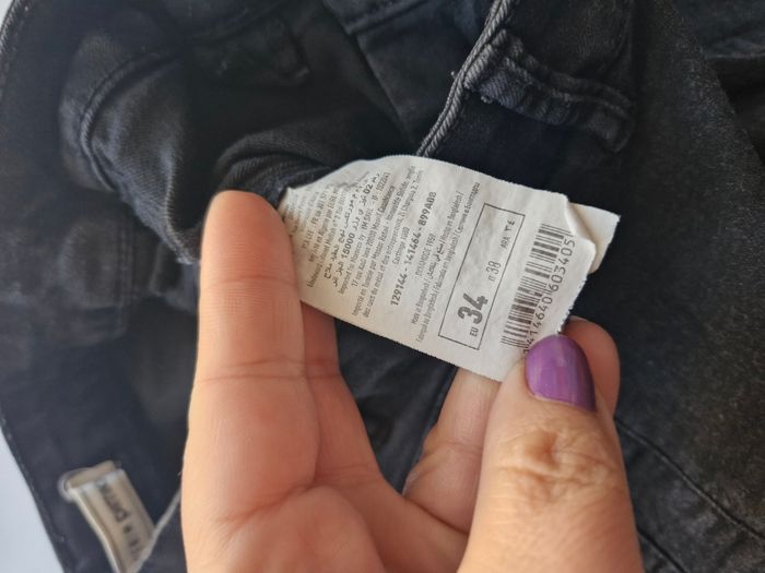 Jeans femme 34 EU / 38 IT Pimkie Noir - photo numéro 3