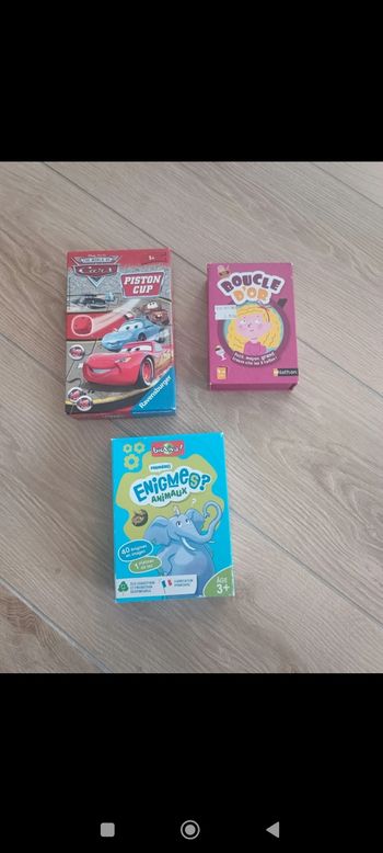 Lot 3 jeux de sociétés pour enfants