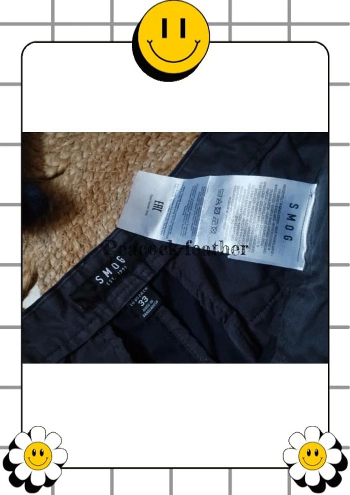 Pantalon Chino bleu smog 40 - photo numéro 10