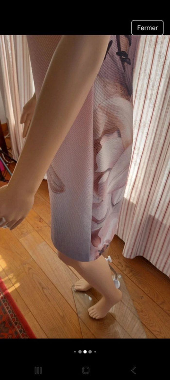 Robe Batida fond rose taille 1 (36) - photo numéro 9