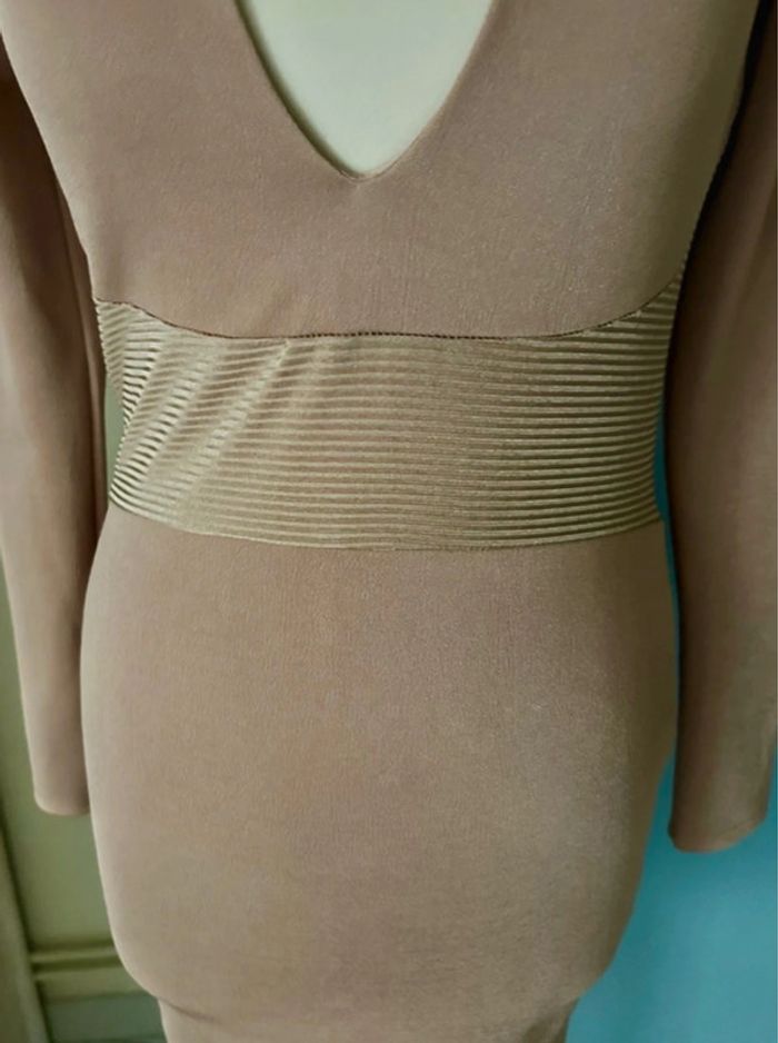 Robe chic à manches longues, rose poudrée, Boohoo - photo numéro 6