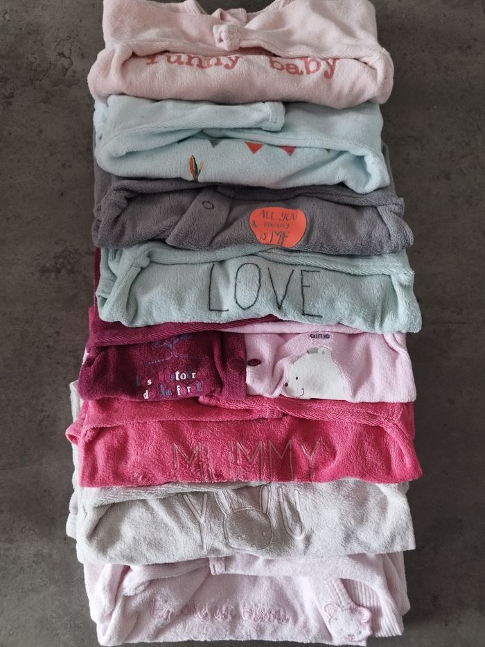 Lot pyjamas bodys - photo numéro 2