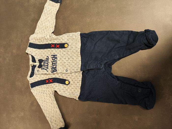 Lot de 3 pyjamas légers bébé – Taille 3 mois – Orchestra - photo numéro 4