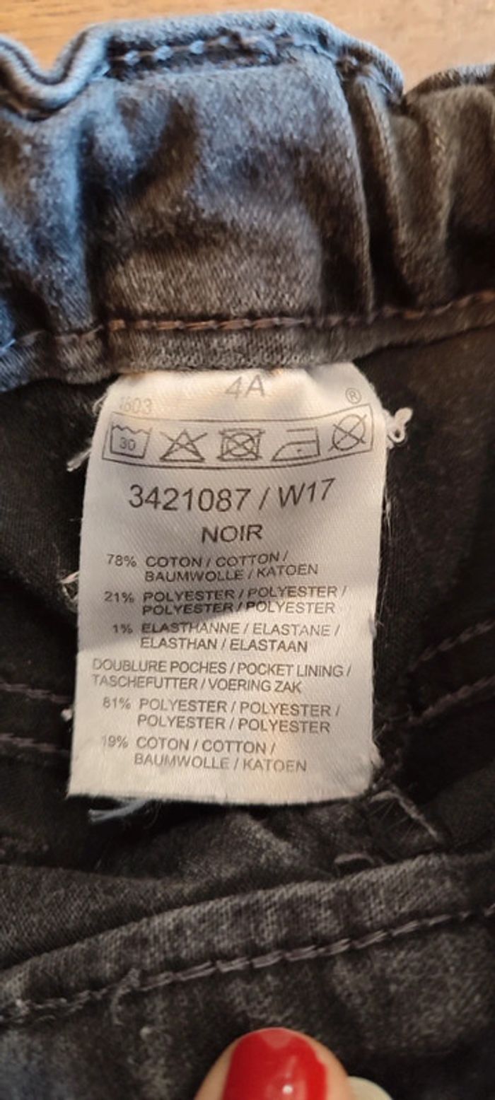 Jean noir 4ans - photo numéro 4