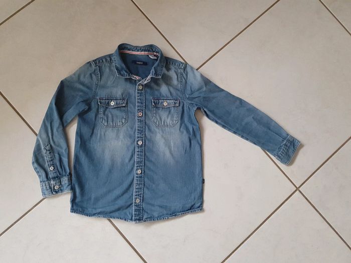 Chemise en jeans okaidi 6 ans U14 - photo numéro 2
