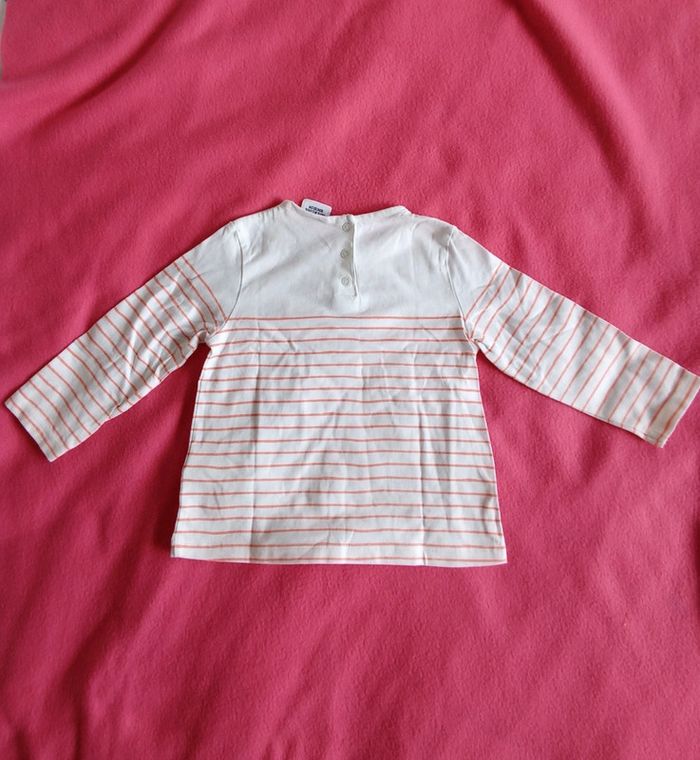 T-shirts à manches fille de 18 mois - photo numéro 4