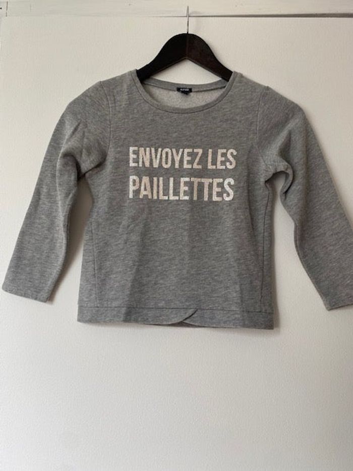 Sweat "Envoyez les paillettes"