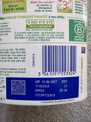 Bledilait 3ème âge 