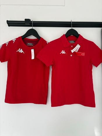 Lot polo et t-shirt Kappa 8 ans 