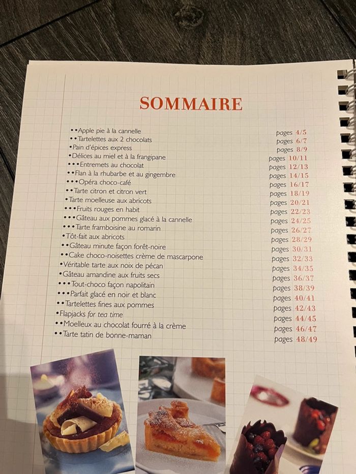 Livre “tartes et gâteaux” - photo numéro 2