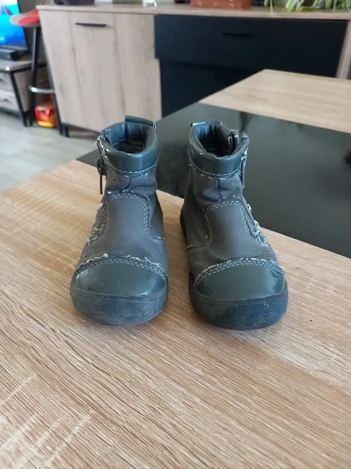 Chaussures fille T23 grise - photo numéro 3