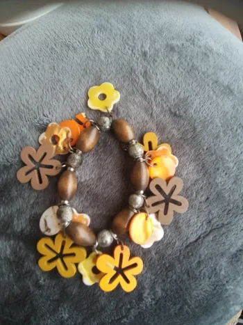 Bracelet femme en bois