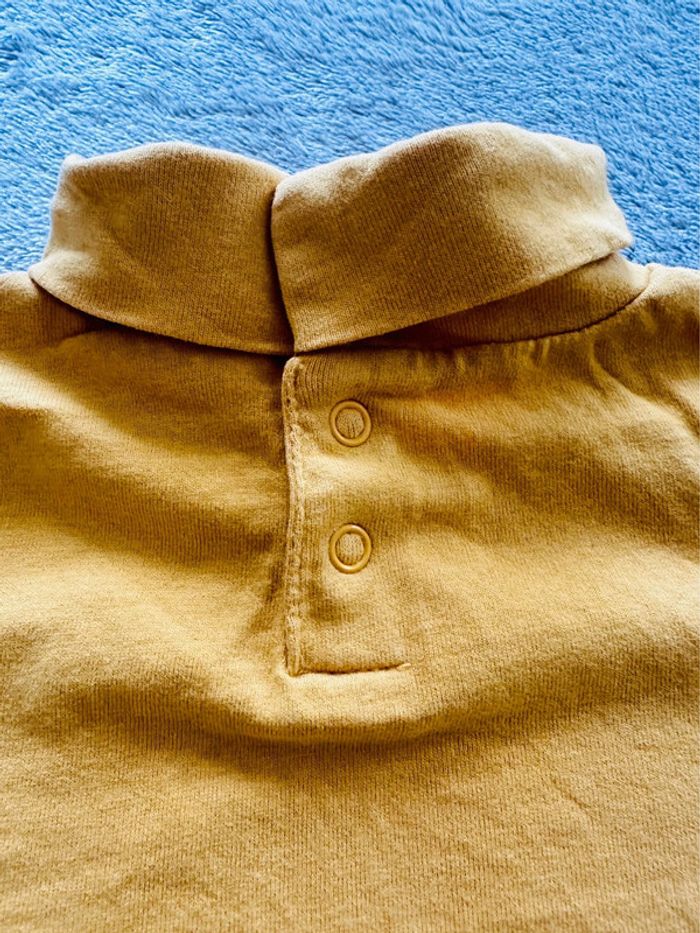 Sous-pull jaune moutarde neuf - 9 mois - Tape à l’œil - photo numéro 5